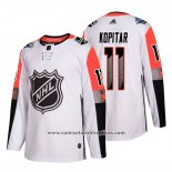 Camiseta Hockey Los Angeles Kings Anze Kopitar 2018 All Star Blanco