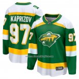 Camiseta Hockey Minnesota Wild Kirill Kaprizov Alterno Premier Breakaway 2023-24 Verde