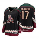 Camiseta Hockey Mujer Arizona Coyotes Alex Galchenyuk Heritage Alternato Breakaway Negro