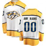 Camiseta Hockey Nashville Predators Segunda Personalizada Blanco