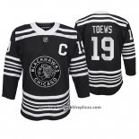 Camiseta Hockey Nino Chicago Blackhawks Jonathan Toews Premier Alternato Negro