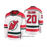 Camiseta Hockey Nino New Jersey Devils Blake Coleman Alternato Breakaway Blanco