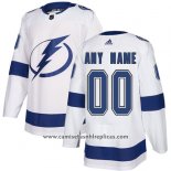 Camiseta Hockey Tampa Bay Lightning Segunda Personalizada Blanco