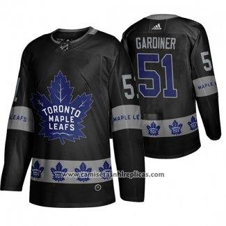 Camiseta Hockey Toronto Maple Leafs Jake Gardiner Breakaway Negro