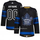 Camiseta Hockey Toronto Maple Leafs x Drew House Alterno Autentico Personalizada Negro