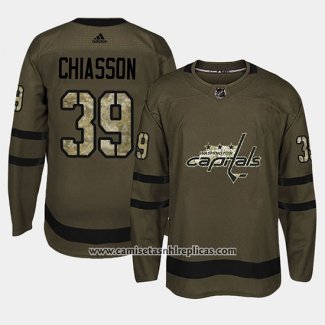 Camiseta Hockey Washington Capitals Alex Chiasson Camuflaje Salute To Service