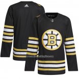 Camiseta Hockey Boston Bruins 100th Aniversario Primegreen Autentico Negro