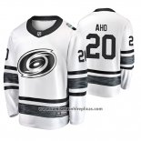 Camiseta Hockey Carolina Hurricanes Sebastian Aho 2019 All Star Blanco