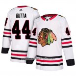 Camiseta Hockey Chicago Blackhawks Jan Rutta Segunda Blanco