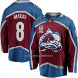 Camiseta Hockey Colorado Avalanche Cale Makar Primera 2022 Stanley Cup Champions Breakaway Rojo