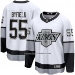 Camiseta Hockey Los Angeles Kings Quinton Byfield Alterno Premier Breakaway Blanco