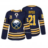 Camiseta Hockey Mujer Buffalo Sabres 21 Kyle Okposo Autentico Jugador Azul