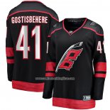 Camiseta Hockey Mujer Carolina Hurricanes Shayne Gostisbehere Primera Breakaway Negro