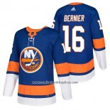 Camiseta Hockey New York Islanders 16 Steve Bernier Autentico Primera 2018 Azul