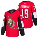 Camiseta Hockey Ottawa Senators 19 Derick Brassard Autentico Primera 2018 Rojo