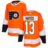 Camiseta Hockey Philadelphia Flyers 13 Kevin Hayes Primera Autentico Naranja