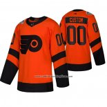 Camiseta Hockey Philadelphia Flyers Autentico 2019 Stadium Series Personalizada Naranja