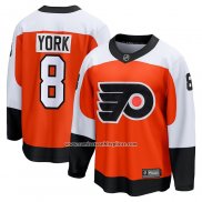 Camiseta Hockey Philadelphia Flyers Cam York Primera Breakaway Naranja