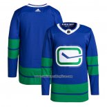 Camiseta Hockey Vancouver Canucks Alterno Autentico Azul