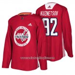 Camiseta Hockey Washington Capitals Evgeny Kuznetsov New Season Practice Rojo