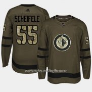 Camiseta Hockey Winnipeg Jets Mark Scheifele Camuflaje Salute To Service