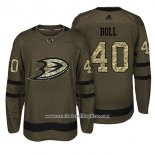 Camiseta Hockey Anaheim Ducks 40 Jarojo Boll Verde Militar