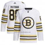 Camiseta Hockey Boston Bruins David Pastrnak Primegreen Autentico Pro Blanco