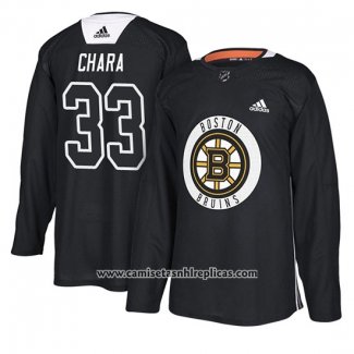 Camiseta Hockey Boston Bruins Zdeno Chara New Season Practice Negro