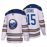 Camiseta Hockey Buffalo Sabres 15 Jack Eichel Autentico 2018 Winter Classic Blanco