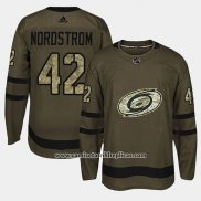 Camiseta Hockey Carolina Hurricanes Joakim Nordstrom Camuflaje Salute To Service