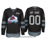 Camiseta Hockey Colorado Avalanche Personalizada Negro