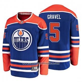 Camiseta Hockey Edmonton Oilers Kevin Gravel Alternato Breakaway Breakaway Azul