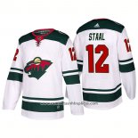 Camiseta Hockey Minnesota Wild 12 Eric Staal Segunda 2017-2018 Blanco