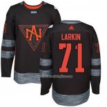 Camiseta Hockey Nino America del Norte Dylan Larkin 71 Premier 2016 World Cup Negro