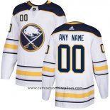 Camiseta Hockey Nino Buffalo Sabres Segunda Personalizada Blanco