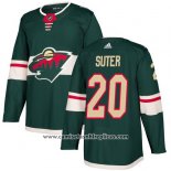 Camiseta Hockey Nino Minnesota Wild 20 Ryan Suter Verde Primera Autentico Stitched