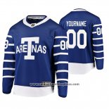 Camiseta Hockey Personalizada Throwback Breakaway Jugador Azul