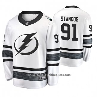 Camiseta Hockey Tampa Bay Lightning Steven Stamkos 2019 All Star Blanco