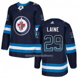 Camiseta Hockey Winnipeg Jets Patrik Laine Drift Fashion Azul