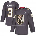 Camiseta Vegas Golden Knights Brayden McNabb Dia De Los Muertos Gris