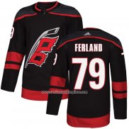 Camiseta Hockey Carolina Hurricanes 79 Michael Ferland Autentico Alterno Negro