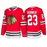 Camiseta Hockey Chicago Blackhawks 23 Alex Debrincat 2018 Rojo