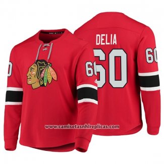 Camiseta Hockey Chicago Blackhawks Collin Delia Rojo