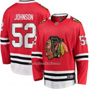 Camiseta Hockey Chicago Blackhawks Reese Johnson Primera Breakaway Rojo