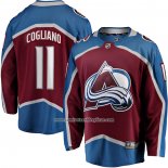 Camiseta Hockey Colorado Avalanche Andrew Cogliano Primera Breakaway Rojo