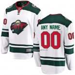 Camiseta Hockey Minnesota Wild Segunda Personalizada Blanco