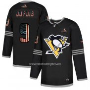 Camiseta Hockey Pittsburgh Penguins Dupuis 2020 USA Flag Negro