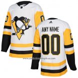 Camiseta Hockey Pittsburgh Penguins Segunda Personalizada Blanco