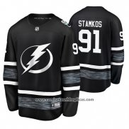 Camiseta Hockey Tampa Bay Lightning Steven Stamkos 2019 All Star Negro