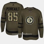 Camiseta Hockey Winnipeg Jets Mathieu Perreault Camuflaje Salute To Service